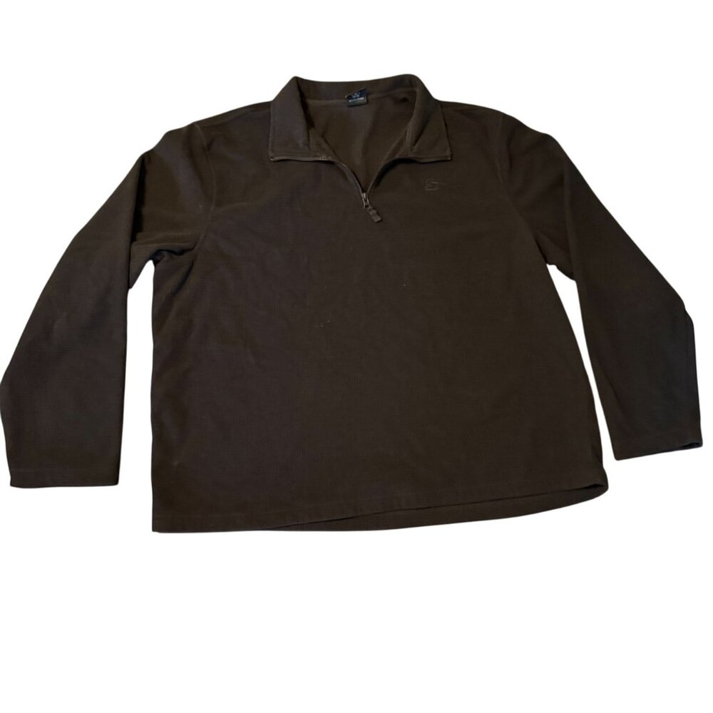 Starter Mens XL‎ Black Half-Zip Pullover